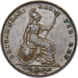 1838 Farthing - Victoria British Copper Coin - Nice