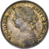 1891 Farthing - Victoria British Bronze Coin - Very Nice