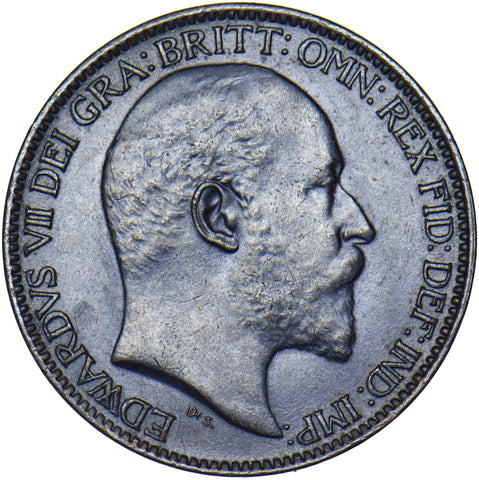 1903 Farthing - Edward VII British Bronze Coin - Superb