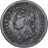 1832 Canada Province Of Nova Scotia 1 Penny Token - Nice
