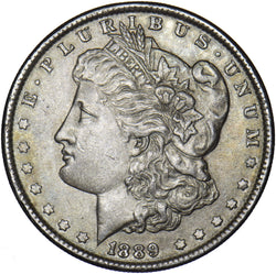 1889 USA Morgan Dollar - Silver Coin - Very Nice