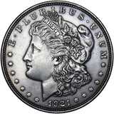 1921 USA Morgan Dollar - Silver Coin - Very Nice