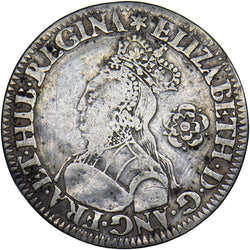 1562 Milled Sixpence - Elizabeth I British Silver Coin - Nice