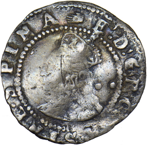 1590-2 Halfgroat - Elizabeth I British Silver Hammered Coin - Nice
