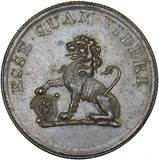 1812 Hull Copper Halfpenny Token - Very Nice
