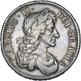 1679 Crown (4th Bust) - Charles II British Silver Coin - Nice