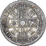 1679 Crown (4th Bust) - Charles II British Silver Coin - Nice
