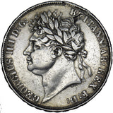 1821 Crown - George IV British Silver Coin