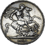 1821 Crown - George IV British Silver Coin