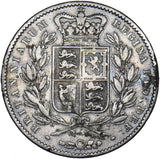 1847 Crown (Ex-Mount) - Victoria British Silver Coin