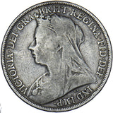 1895 LIX Crown - Victoria British Silver Coin
