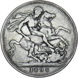 1895 LIX Crown - Victoria British Silver Coin