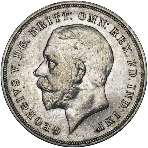 1935 Crown - George V British Silver Coin - Superb