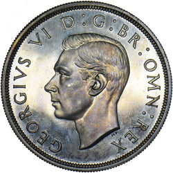 1937 Proof Crown - George VI British Silver Coin - Superb