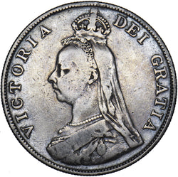 1887 Double Florin (Arabic 1) - Victoria British Silver Coin