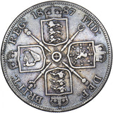 1887 Double Florin (Arabic 1) - Victoria British Silver Coin