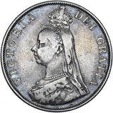 1889 Double Florin - Victoria British Silver Coin