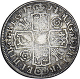 1714 Halfcrown - Anne British Silver Coin