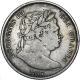 1817 Halfcrown - George III British Silver Coin