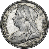 1897 Halfcrown - Victoria British Silver Coin - Nice