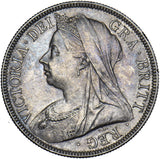 1897 Halfcrown - Victoria British Silver Coin - Very Nice