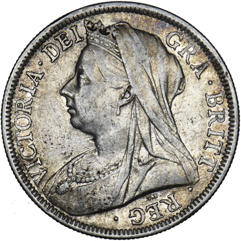 1900 Halfcrown - Victoria British Silver Coin - Nice