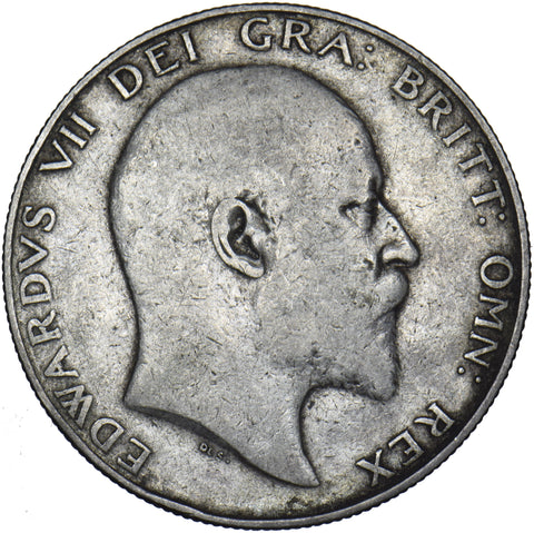1905 Halfcrown - Edward VII British Silver Coin
