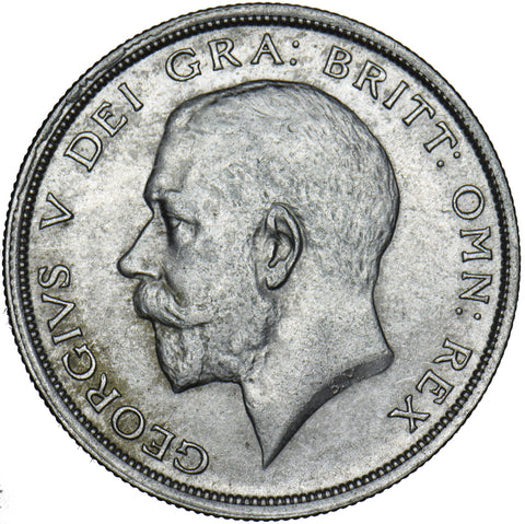 1920 Halfcrown - George V British Silver Coin - Very Nice
