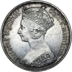 1885 Florin - Victoria British Silver Coin - Very Nice