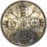 1887 Florin - Victoria British Silver Coin - Superb