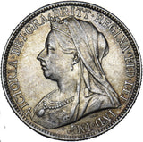 1897 Florin - Victoria British Silver Coin - Very Nice