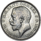 1914 Florin - George V British Silver Coin - Very Nice