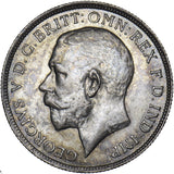 1914 Florin - George V British Silver Coin - Very Nice