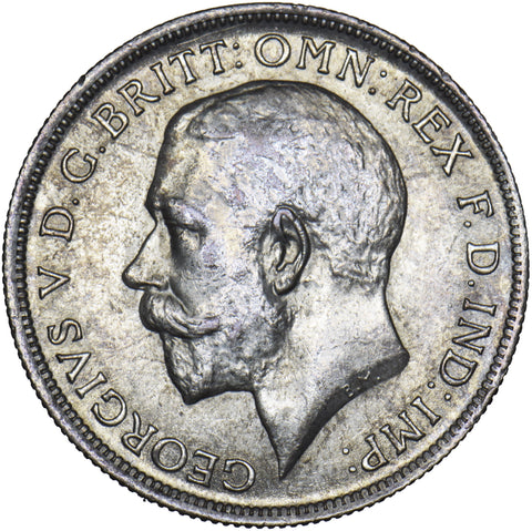 1918 Florin - George V British Silver Coin - Superb