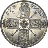 1918 Florin - George V British Silver Coin - Superb
