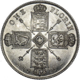 1919 Florin - George V British Silver Coin - Very Nice