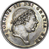 1814 Eighteen Pence Bank Token - George III British Silver Coin - Very Nice