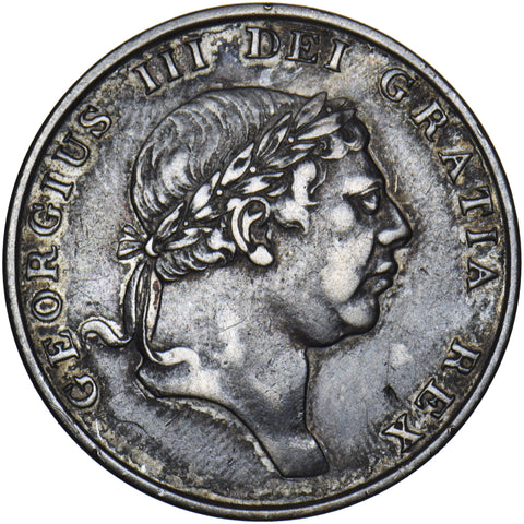 1815 Eighteen Pence Bank Token - George III British Silver Coin - Very Nice