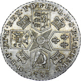 1787 Shilling (1/1 Retrograde) - George III British Silver Coin - Very Nice