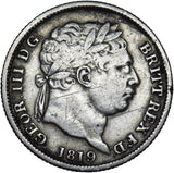 1819 Shilling - George III British Silver Coin