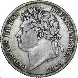 1823 Shilling - George IV British Silver Coin
