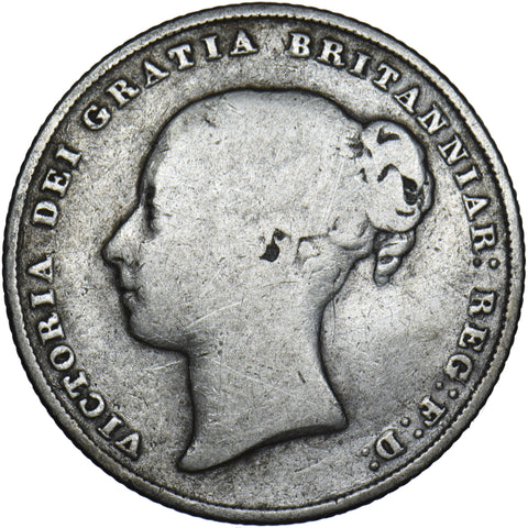 1853 Shilling - Victoria British Silver Coin