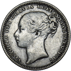 1874 Shilling (Die no. 49) - Victoria British Silver Coin