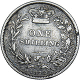 1878 Shilling (Die no. 12) - Victoria British Silver Coin - Nice