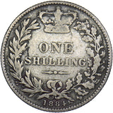 1884 Shilling - Victoria British Silver Coin