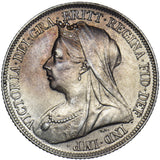 1895 Shilling - Victoria British Silver Coin - Very Nice
