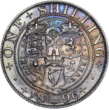 1896 Shilling - Victoria British Silver Coin - Very Nice