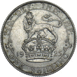 1925 Shilling - George V British Silver Coin - Nice