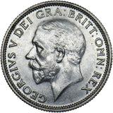 1927 Shilling - George V British Silver Coin - Very Nice