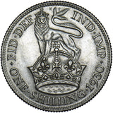 1930 Shilling - George V British Silver Coin - Very Nice